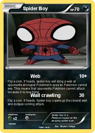 Pokemon Spider Boy