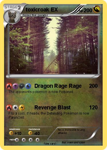 Pokemon toxicroak EX