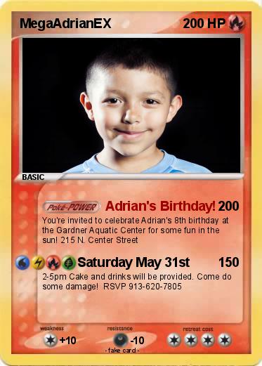 Pokemon MegaAdrianEX
