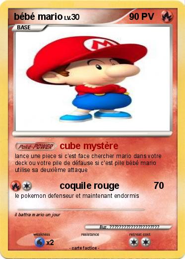 Pokemon bébé mario