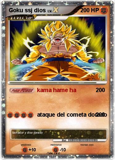 Pokemon Goku ssj dios