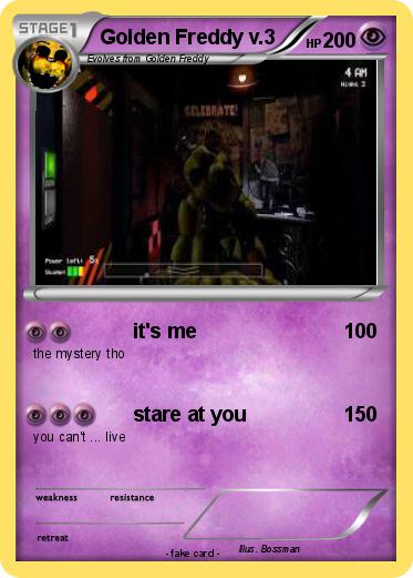 Pokemon Golden Freddy v.3