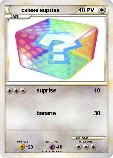 Pokemon caisse suprise