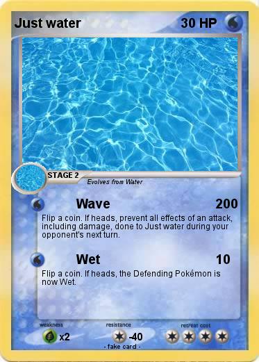 Pokemon Just water