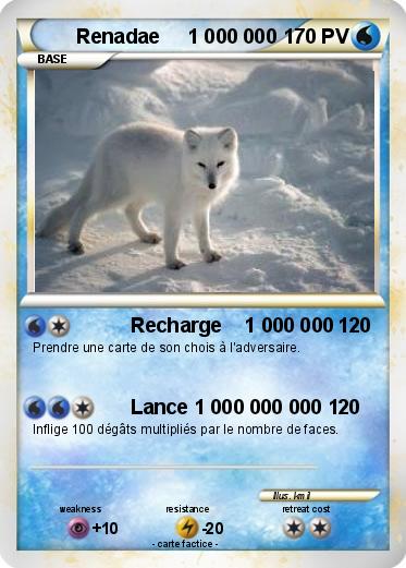 Pokemon Renadae     1 000 000