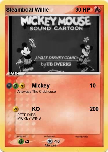 Pokemon Steamboat Willie