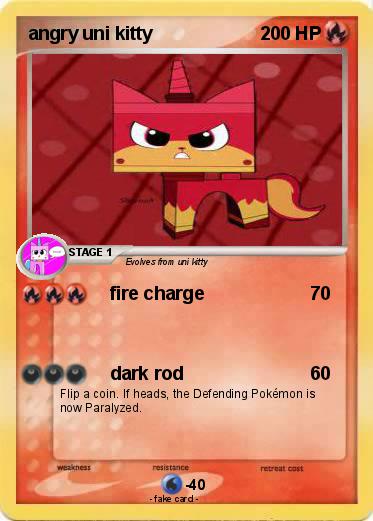 Pokemon angry uni kitty