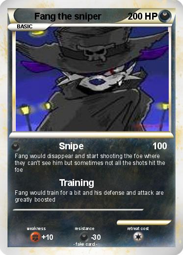 Pokemon Fang the sniper