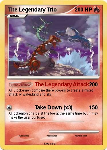Pokemon The Legendary Trio