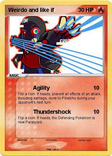 Pokemon Weirdo and like if