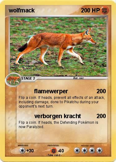 Pokemon wolfmack