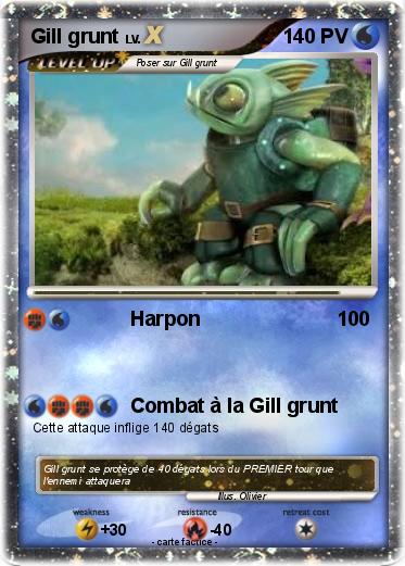 Pokemon Gill grunt