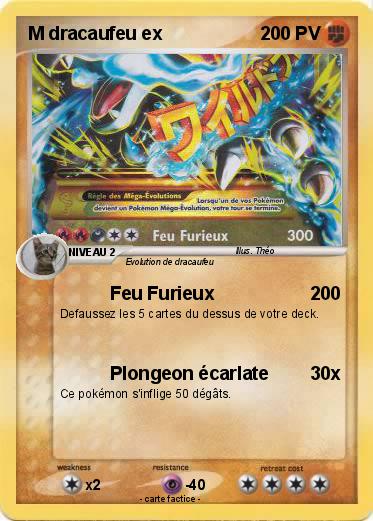 Pokemon M dracaufeu ex
