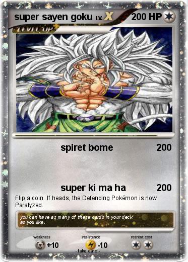 Pokemon super sayen goku
