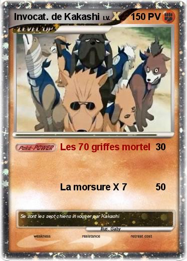 Pokemon Invocat. de Kakashi