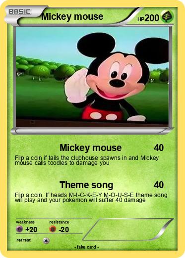 Pokemon Mickey mouse