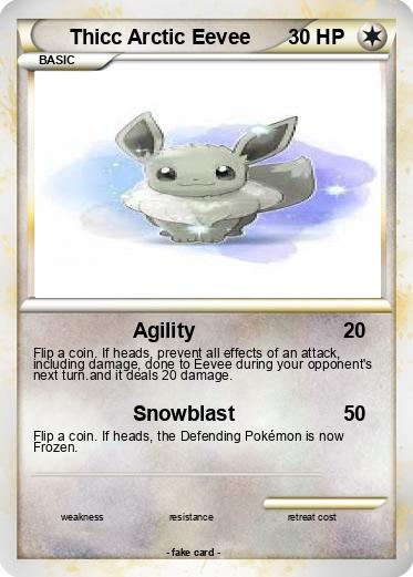 Pokemon Thicc Arctic Eevee