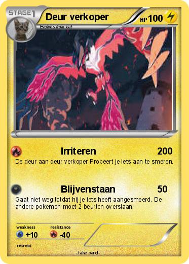 Pokemon Deur verkoper