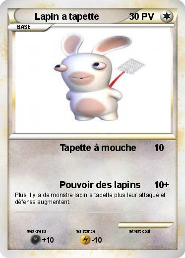 Pokemon Lapin a tapette
