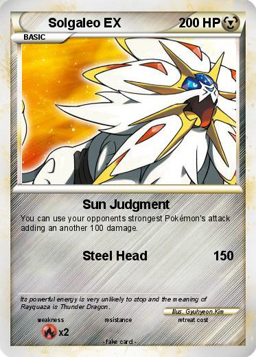 Pokemon Solgaleo EX