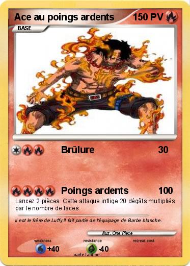 Pokemon Ace au poings ardents