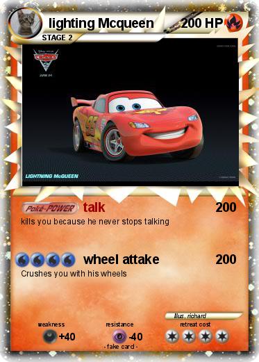Pokemon lighting Mcqueen