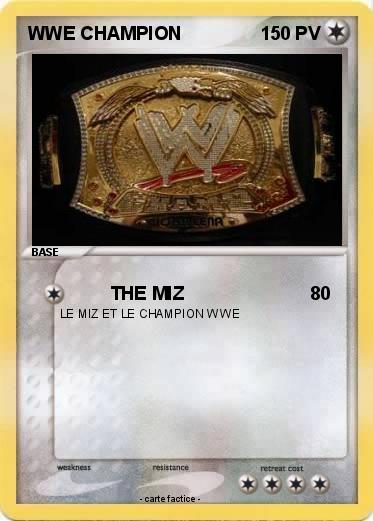 Pokemon WWE CHAMPION