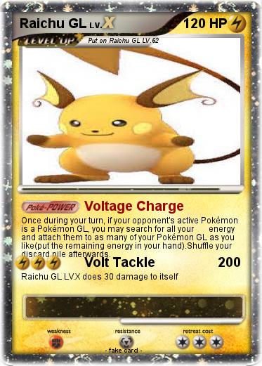 Pokemon Raichu GL
