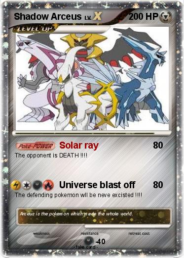 Pokemon Shadow Arceus