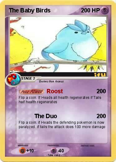 Pokemon The Baby Birds