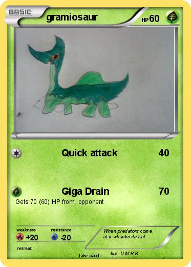 Pokemon gramiosaur