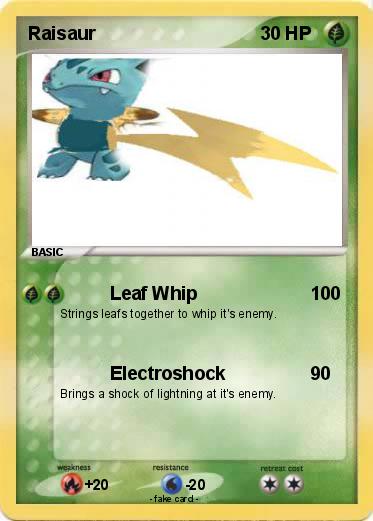Pokemon Raisaur