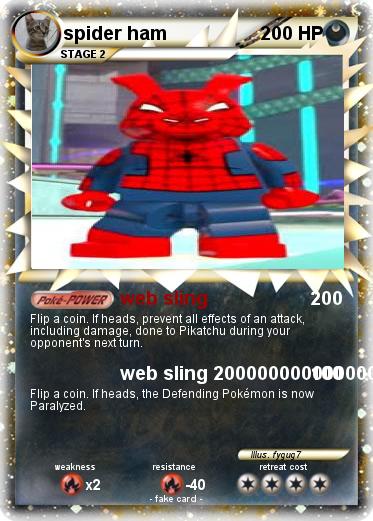 Pokemon spider ham