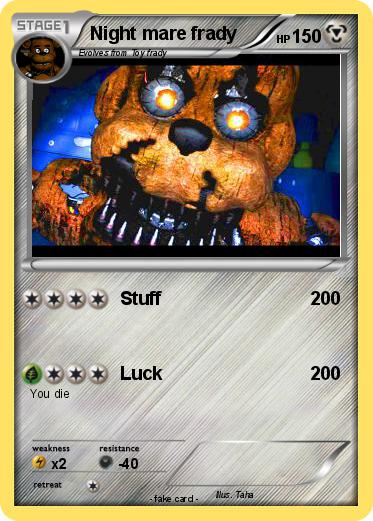 Pokemon Night mare frady