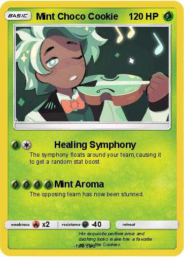 Pokemon Mint Choco Cookie