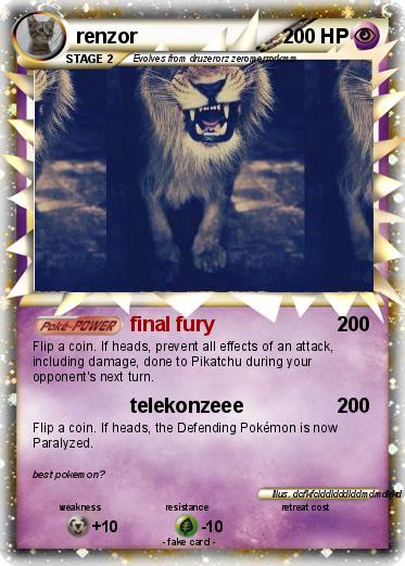 Pokemon renzor