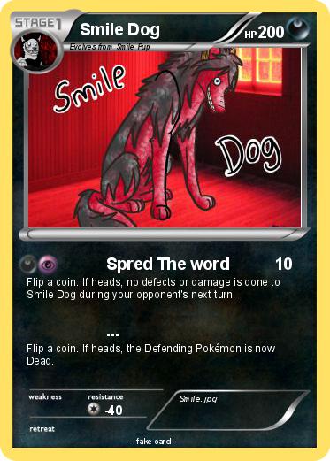 Pokemon Smile Dog
