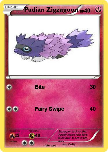 Pokemon Padian Zigzagoon