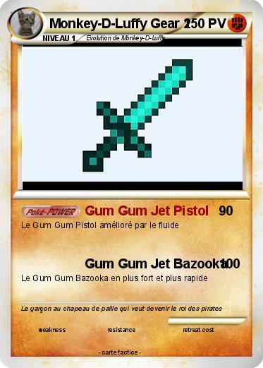 Pokemon Monkey-D-Luffy Gear 2