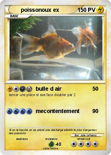Pokemon poissonoux ex