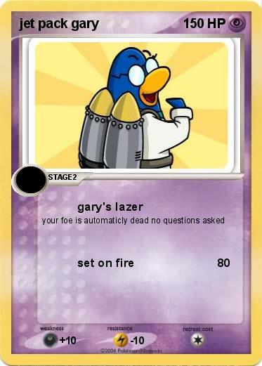 Pokemon jet pack gary
