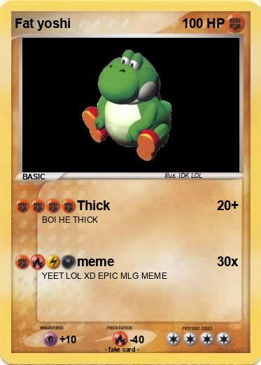 Pokemon Fat yoshi