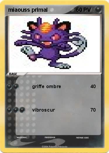 Pokemon miaouss primal