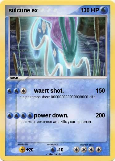 Pokemon suicune ex