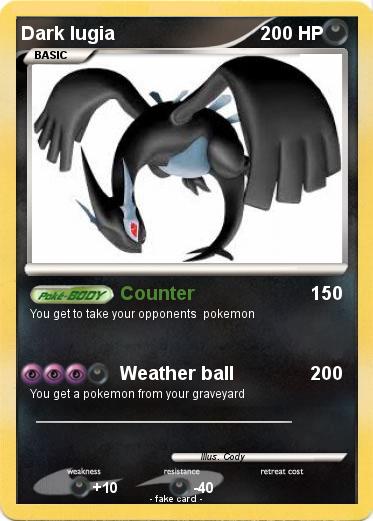 Pokemon Dark lugia