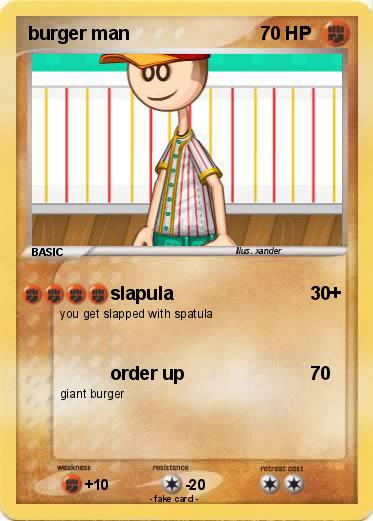 Pokemon burger man