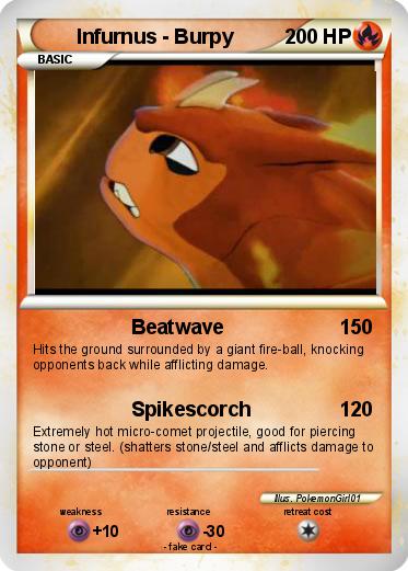 Pokemon Infurnus - Burpy
