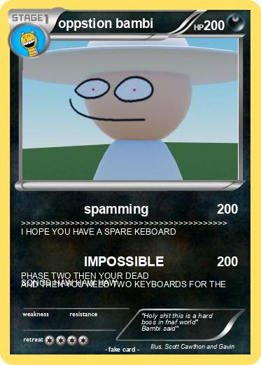 Pokemon oppstion bambi