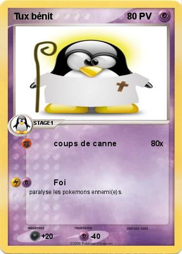 Pokemon Tux bénit