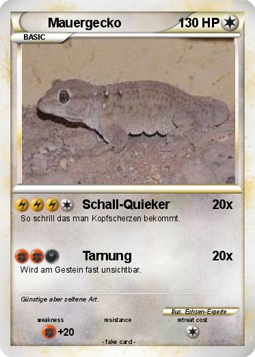Pokemon Mauergecko